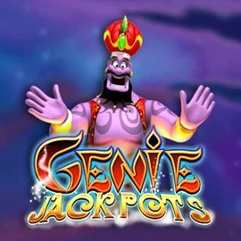 Genie Jackpots online game logo by Blueprint Gaming on playjangocasino.eu