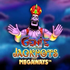 Logo of Genie Jackpots Megaways from Blueprint Gaming at PlayJango Casino