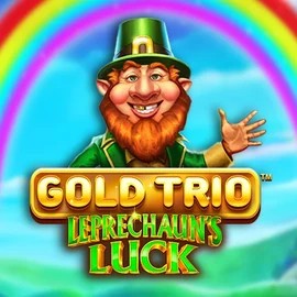 Gold Trio Leprechaun's Luck online game logo by Playtech on playjangocasino.eu