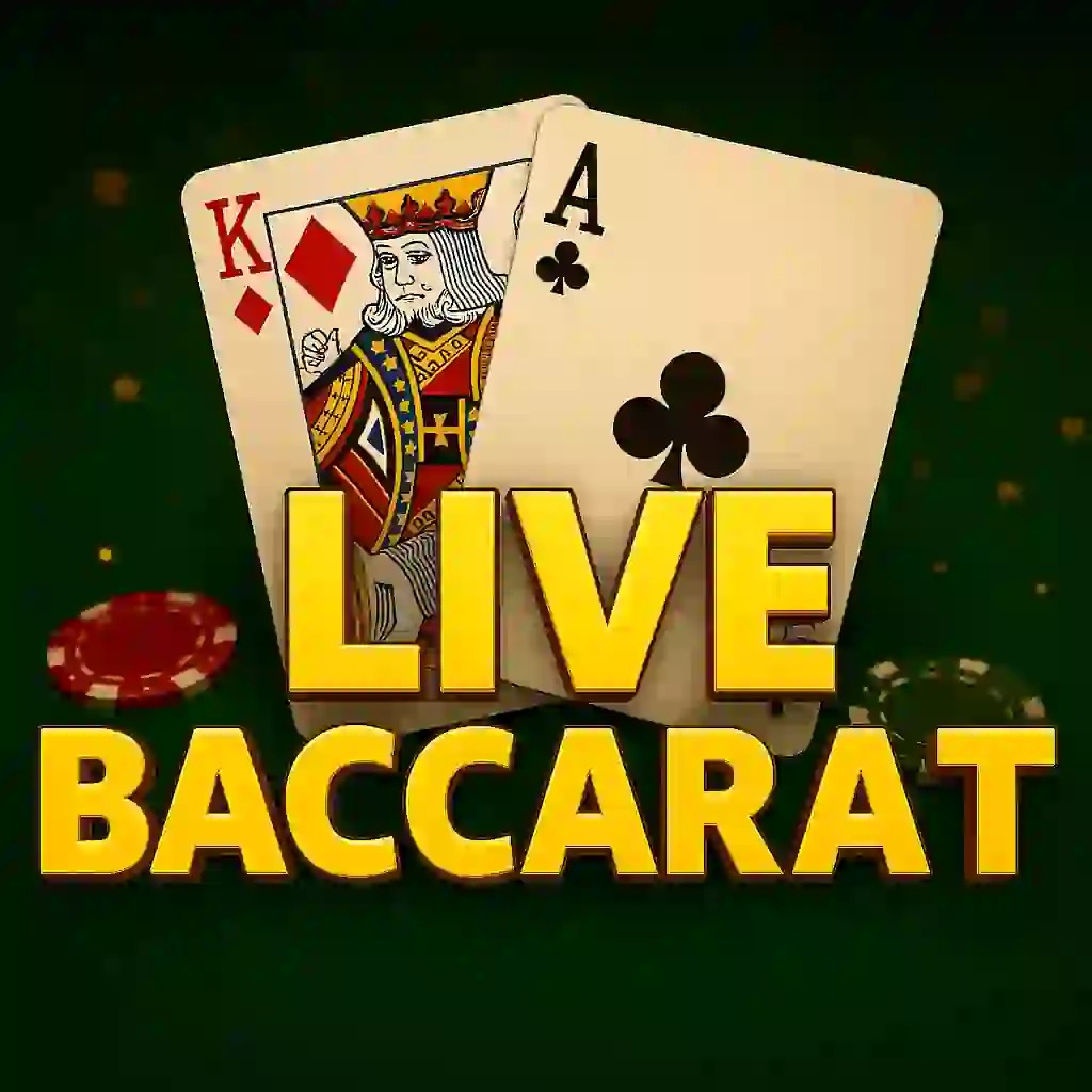 Live Baccarat logo – Live Casino by Evolution at PlayJango Casino