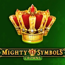Mighty Symbols Crowns slot logo by Wazdan at PlayJango Casino