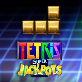 Tetris Super Jackpots slot visual from WMS available on playjangocasino.eu